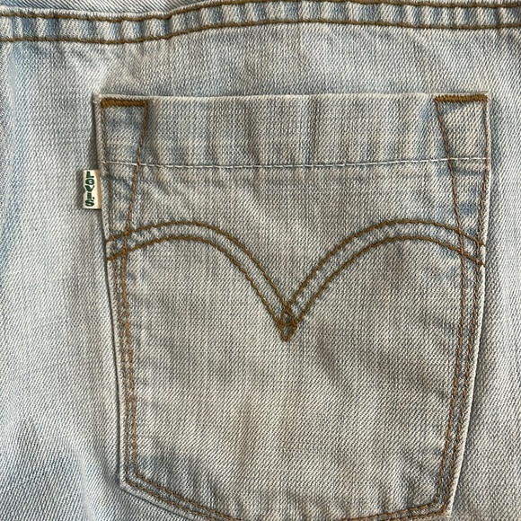 Levi’s Eco 539 Jeans Vintage Straight 36x30 Blue White Green Tab Denim Organic - Picture 8 of 16